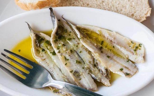 Boquerones en vinagre.