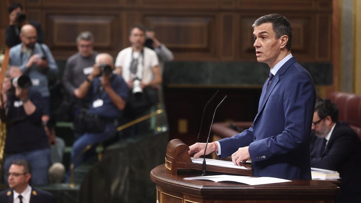 Sánchez comparece en el Congreso sobre la crisis en Irán.