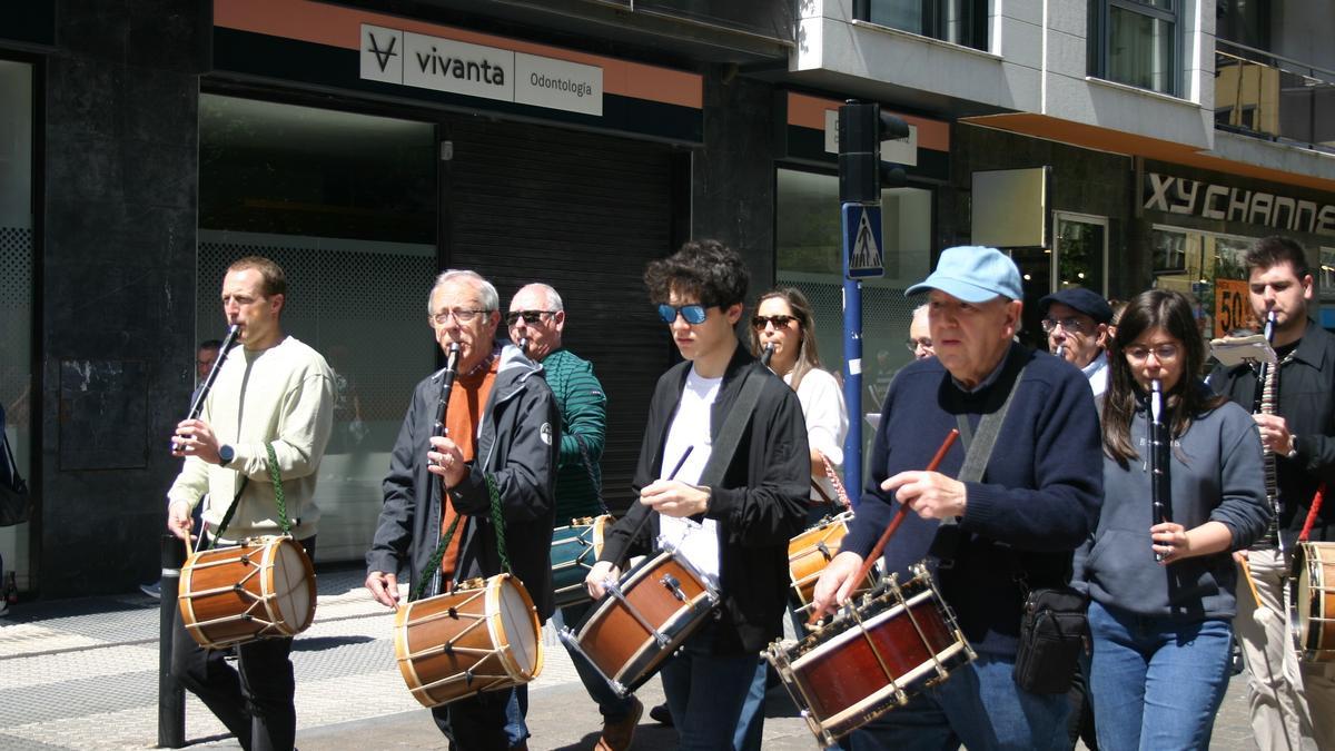 Los txistularis de Ereintza