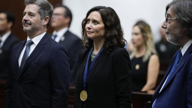 La presidenta de la Comunidad de Madrid, Isabel Díaz Ayuso, en su viaje institucional a México.