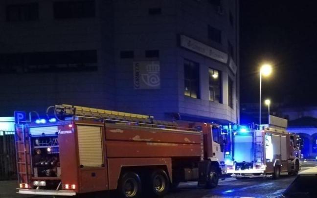 Imagen del operativo en un incendio.