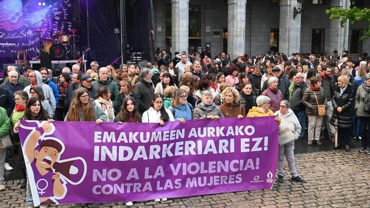 Concentración de este viernes en Orduña en contra de la violencia machista
