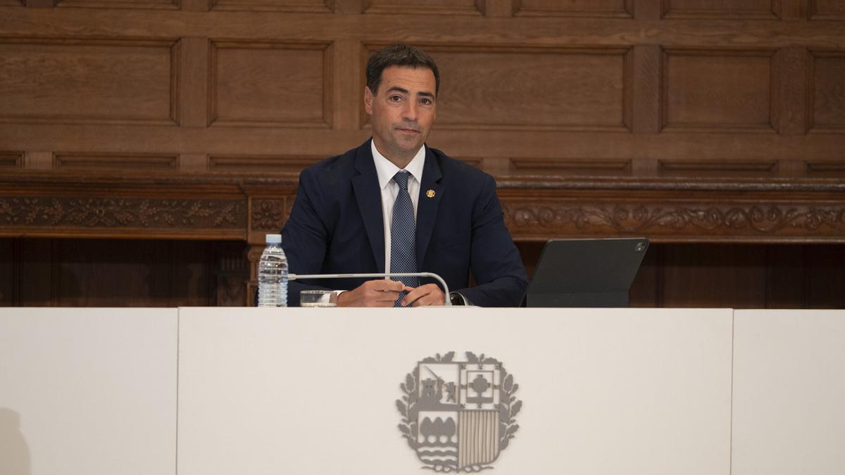 Pradales presidiendo el inicio del nuevo curso político en el Palacio Miramar de Donostia.