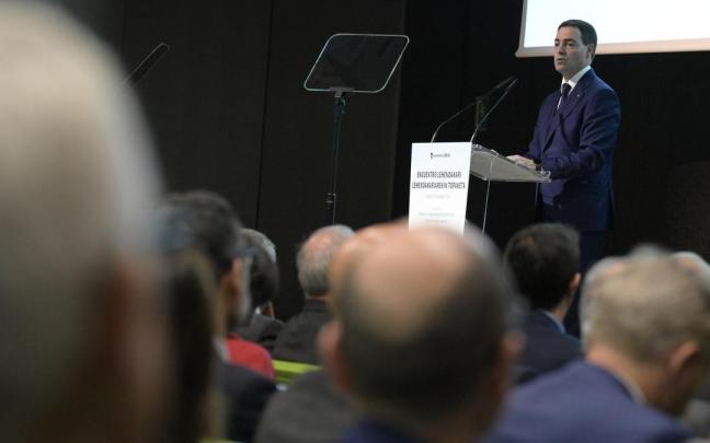 Encuentro con el lehendakari, Imanol Pradales, en Bilbao.