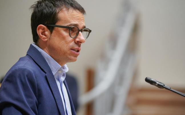 El portavoz de EH Bildu en el Parlamento Vasco, Pello Otxandiano.