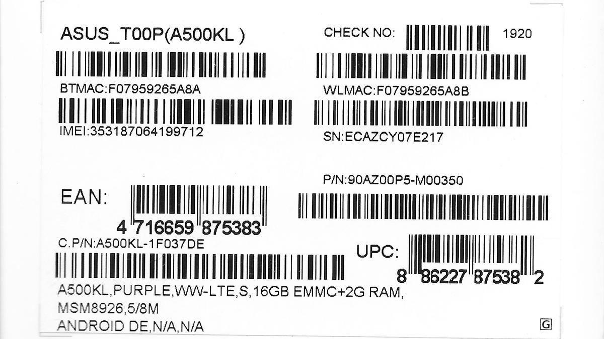 Cógigos de barras de diferentes usos y abajo a la izquierda, el IMAI.