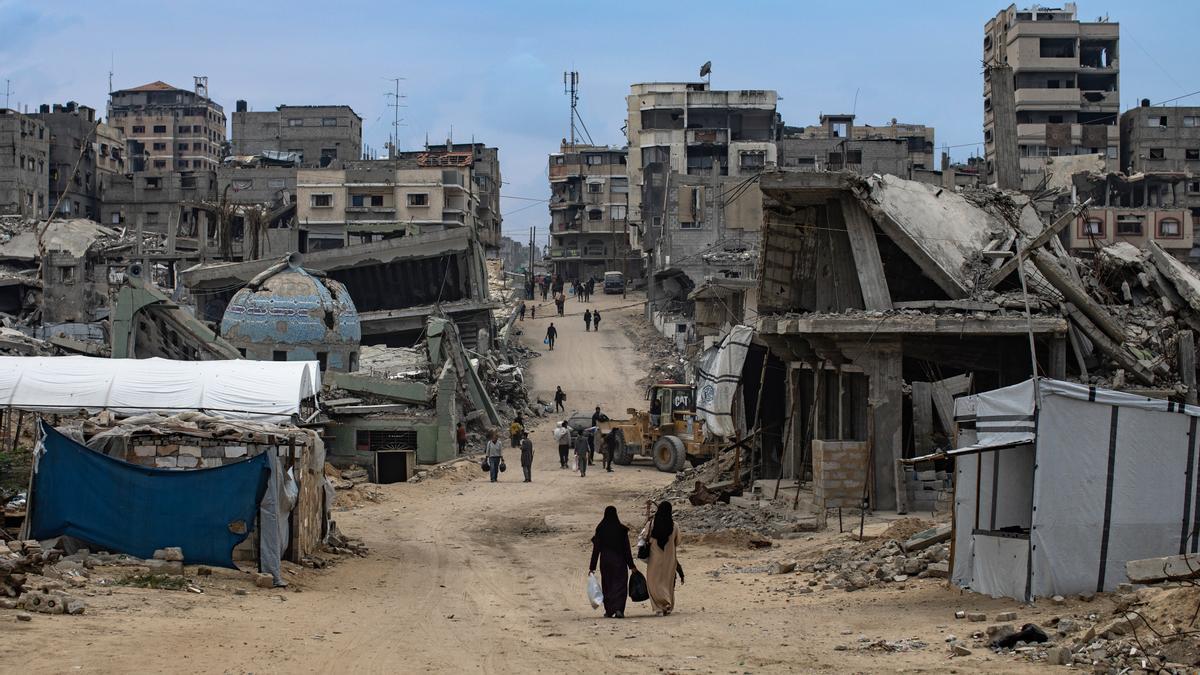 Imagen de la ciudad de Gaza tras la ofensiva israelí