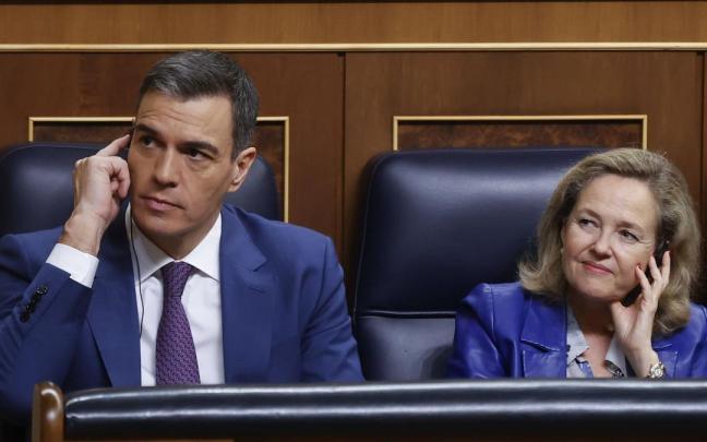 Pedro Sánchez, en el Congreso. Pedro Sánchez, en el Congreso.