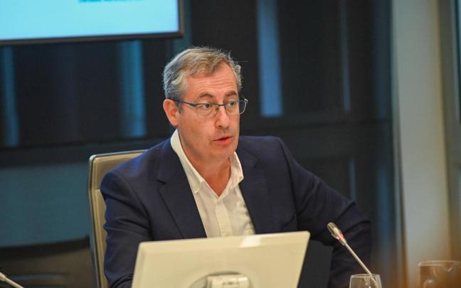 El parlamentario del PNV, Markel Olano. / Arnaitz Rubio El parlamentario del PNV, Markel Olano.