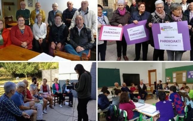 Algunas imágenes que han dejado estos diez años de recorrido. / Antzuola Lagunkoia. Algunas imágenes que han dejado estos diez años de recorrido.