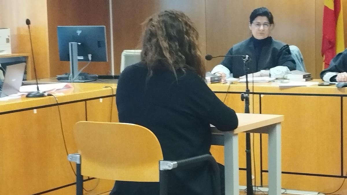 La tuitera 'Barbijaputa', en el juicio.