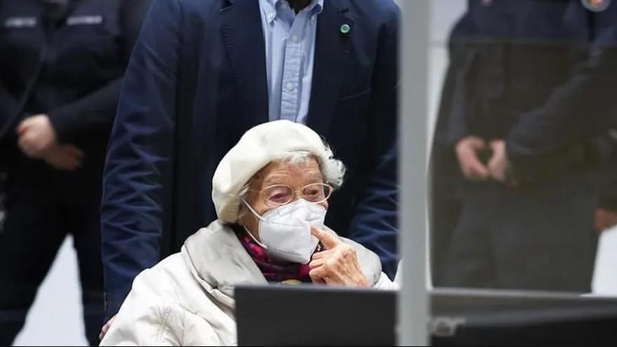 Irmgard Furchner, durante el juicio.