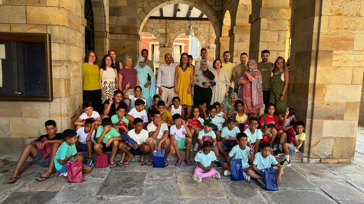 Recibimiento a los niños y niñas saharauis