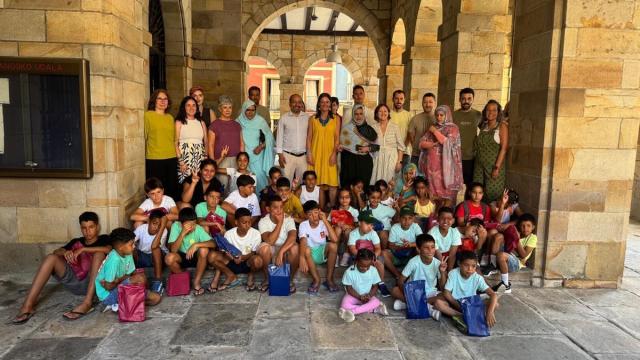 Recibimiento a los niños y niñas saharauis