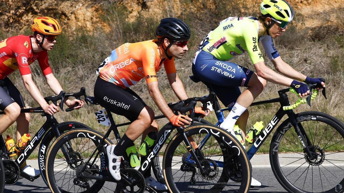 Mikel Bizkarra, durante la fuga.