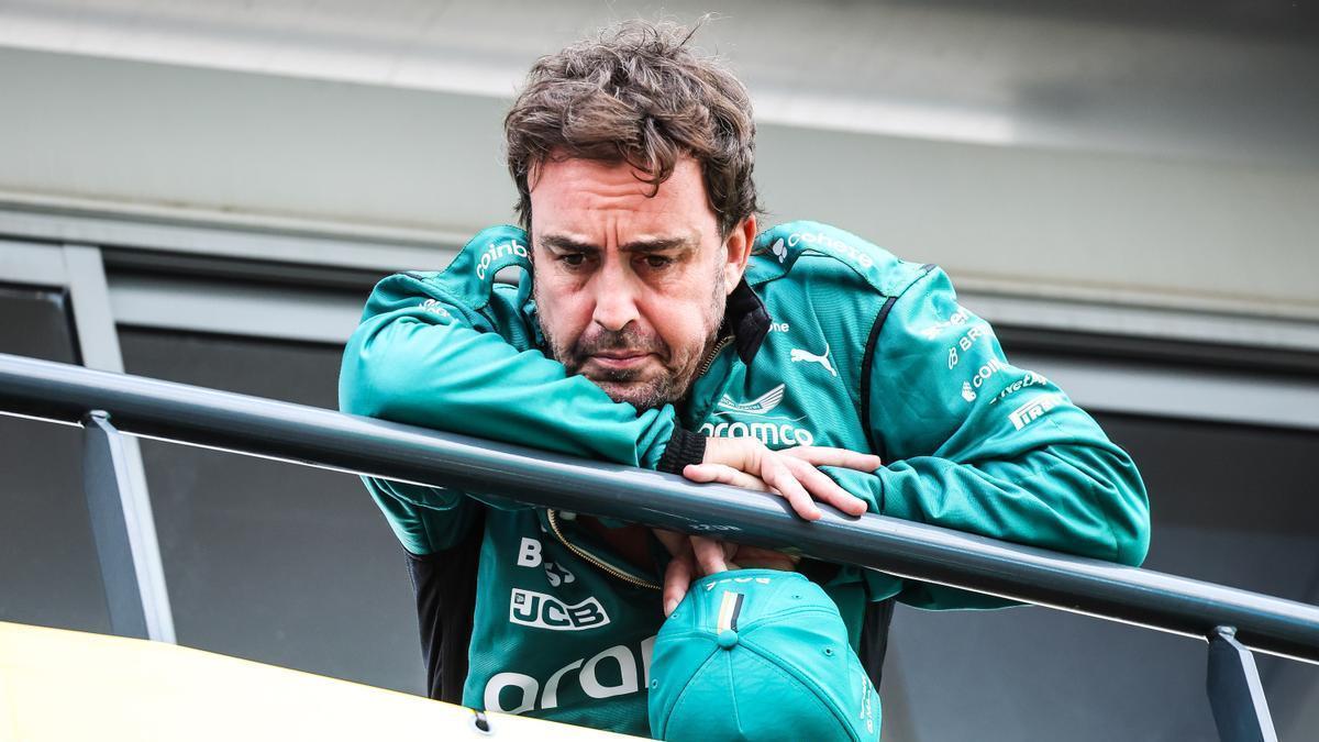 Fernando Alonso, durante un gran premio de la presente temporada.