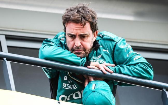 Fernando Alonso, durante un gran premio de la presente temporada.