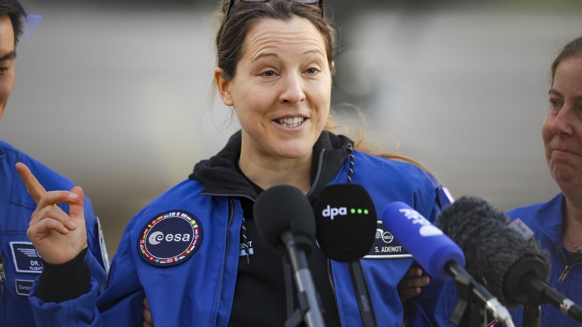 La astronauta francesa Sophie Adenot