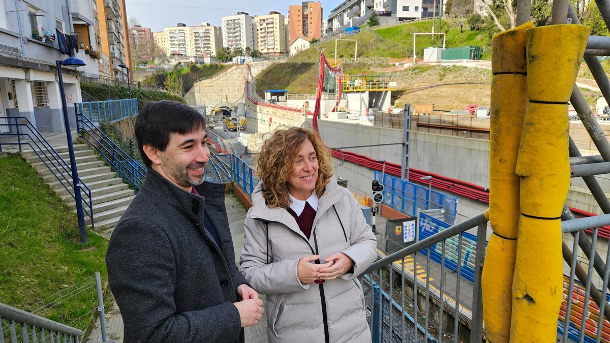 Visita de Palencia y la consejera Chueca a Galtzaraborda