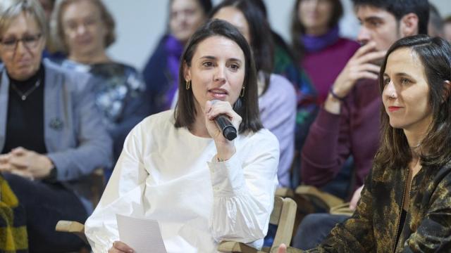 La secretaria política de Podemos y eurodiputada, Irene Montero