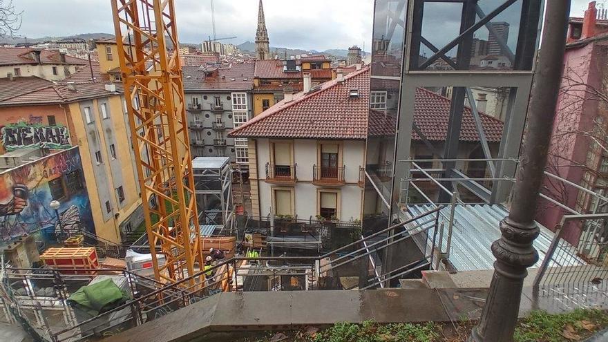 Ascensor urbano en Bilbao