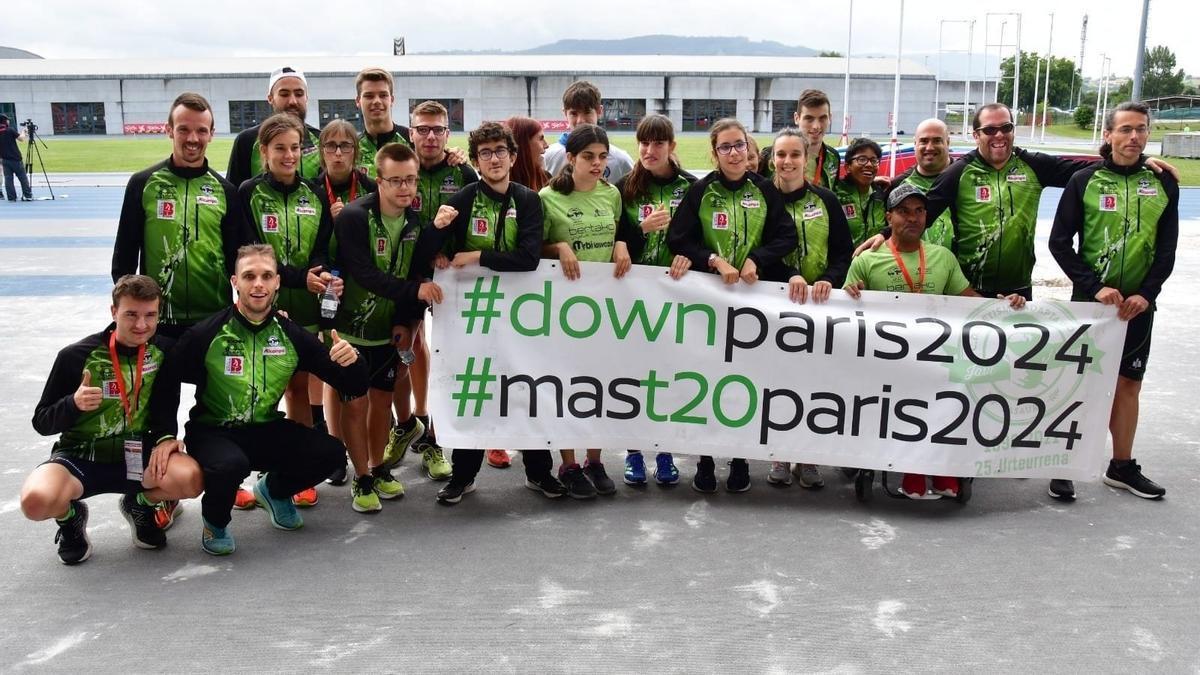 El club basauritarra lleva años luchando por una mayor participación de desportistas con discapacidad intelectual en los Juegos Paralímpicos