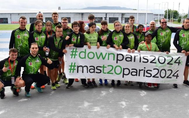 El club basauritarra lleva años luchando por una mayor participación de desportistas con discapacidad intelectual en los Juegos Paralímpicos