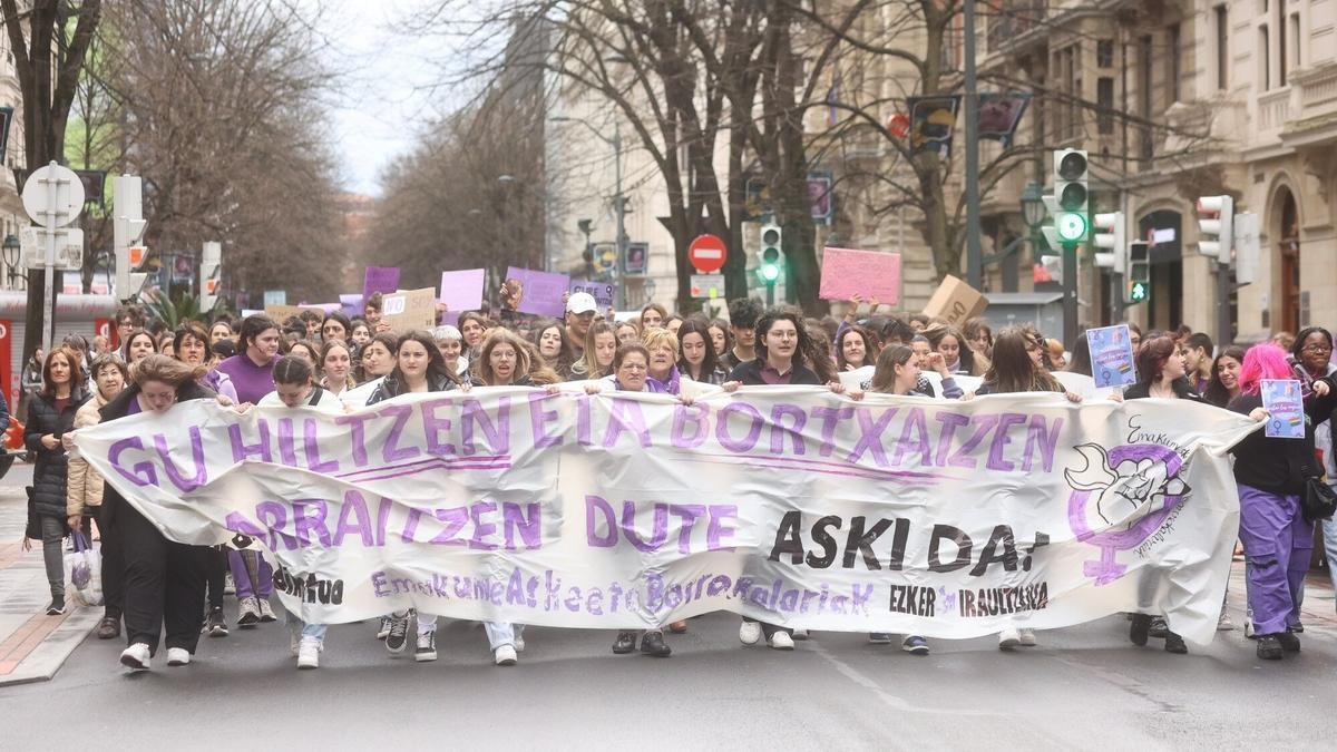 El 8M se reivindica en Bilbao