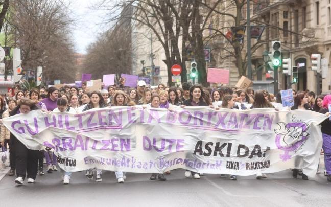 El 8M se reivindica en Bilbao El 8M se reivindica en Bilbao