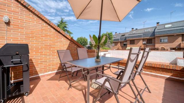 El exterior de una terraza