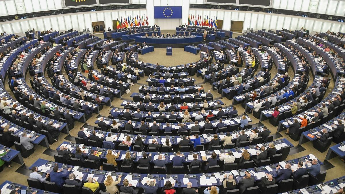 Pleno del Parlamento Europeo, en una imagen de archivo.