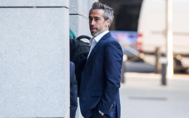 Jorge Vilda, a su llegada a la Audiencia Nacional. Jorge Vilda, a su llegada a la Audiencia Nacional.