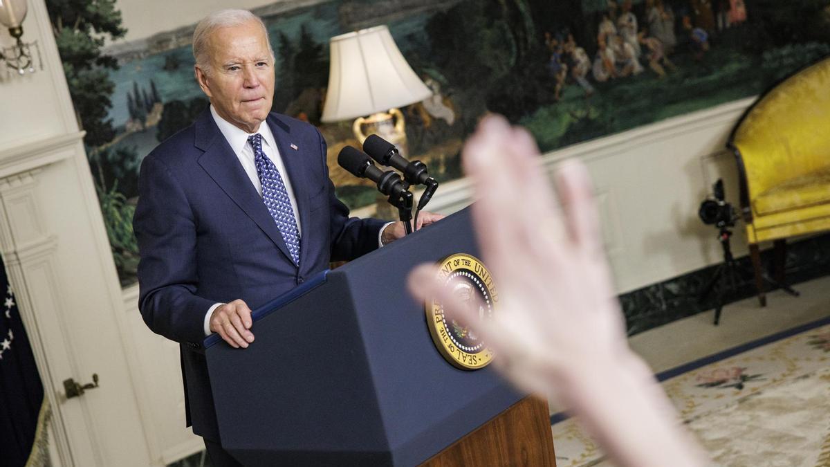 Biden comparece desde la Casa Blanca tras conocer el informe del fiscal.