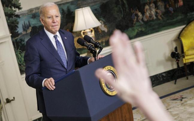 Biden comparece desde la Casa Blanca tras conocer el informe del fiscal.