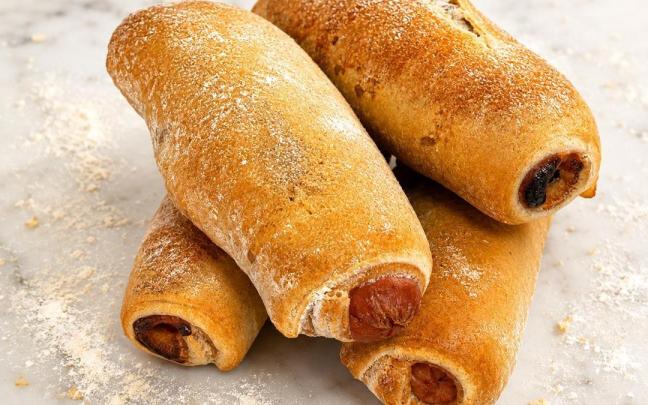 Rollitos de Frankfurt.