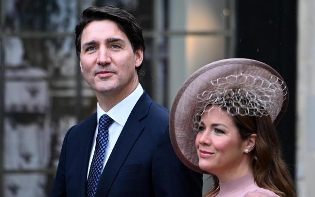 Justin Trudeau y Sophie Grégoire.