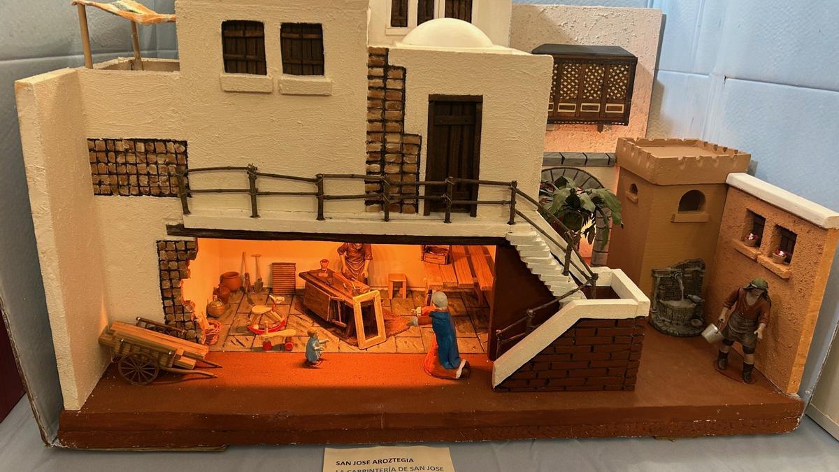 'La carpintería de San Jose' puede verse en la ermita de Madalena