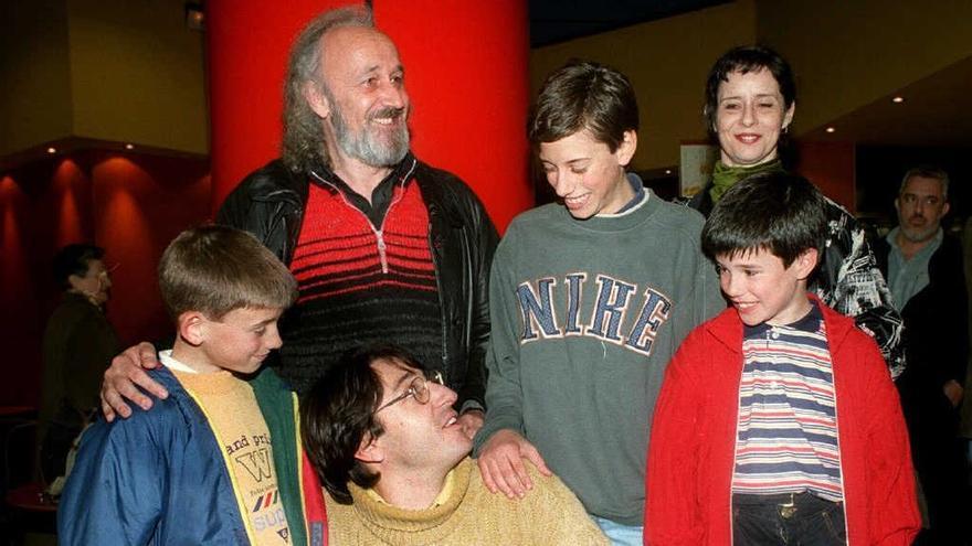 Parte del equipo de la película, durante la presentación de ‘Secretos del corazón’.