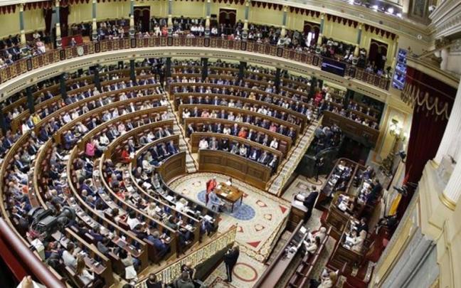 Imagen de un pleno del Congreso