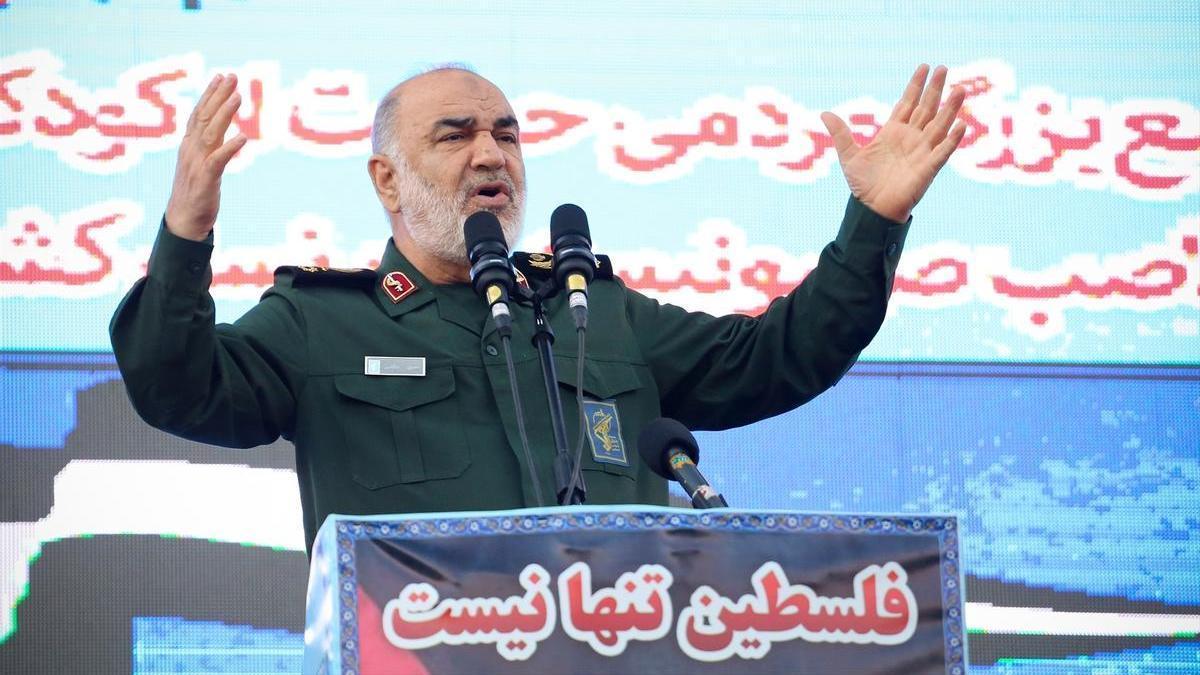 El comandante de la Guardia Revolucionaria de Irán, Hossein Salami, en una imagen de archivo.