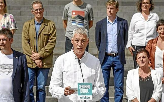 Matute participó ayer en el encuentro en Bilbao. | FOTO: EFE
