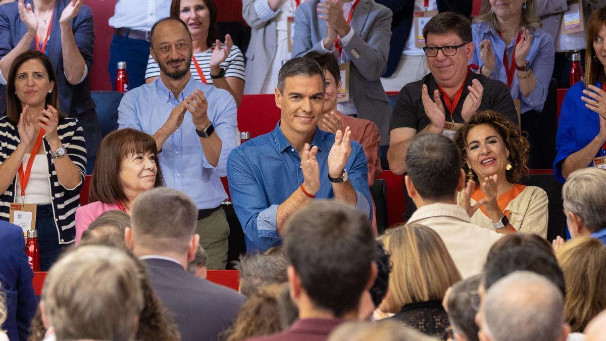 Pedro Sánchez durante el Comité Federal del PSOE celebrado este sábado.