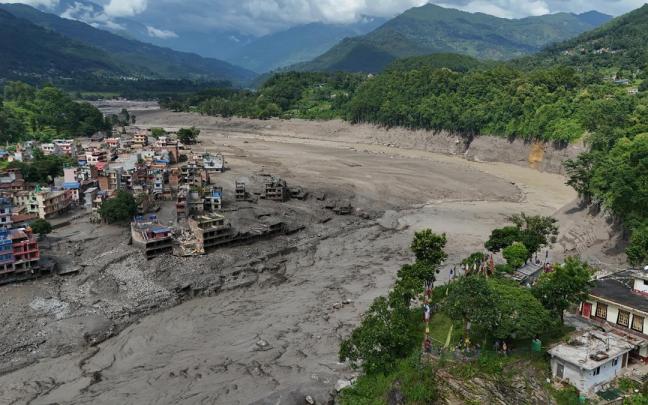 Una riada en Nepal deja importantes daños, fallecidos y desaparecidos