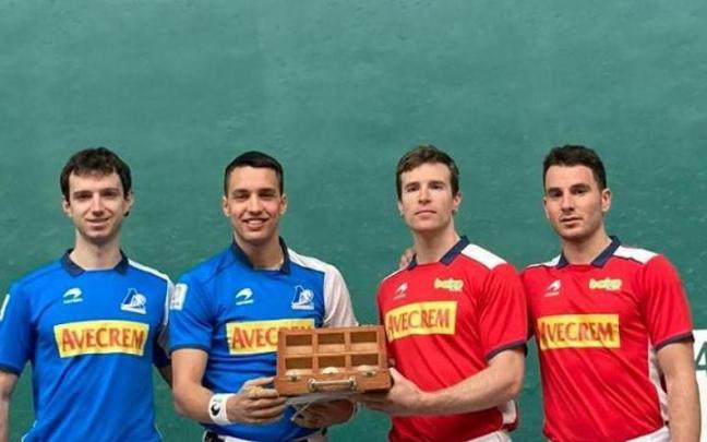 Martija, Zabala, Artola e Imaz, en la elección de material del Labrit.