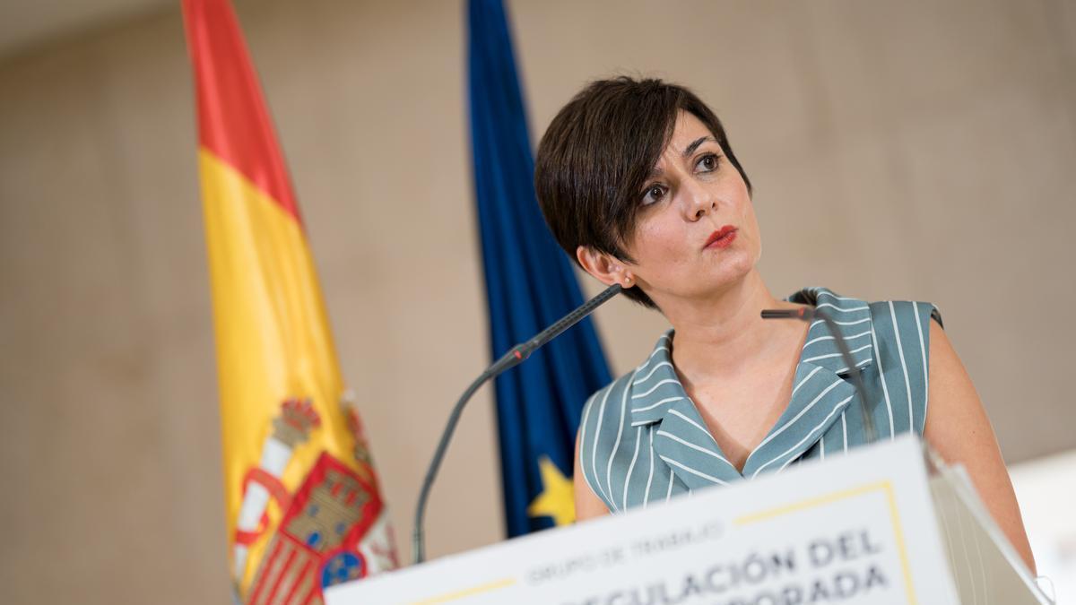 La ministra de Vivienda y Agenda Urbana, Isabel Rodríguez.