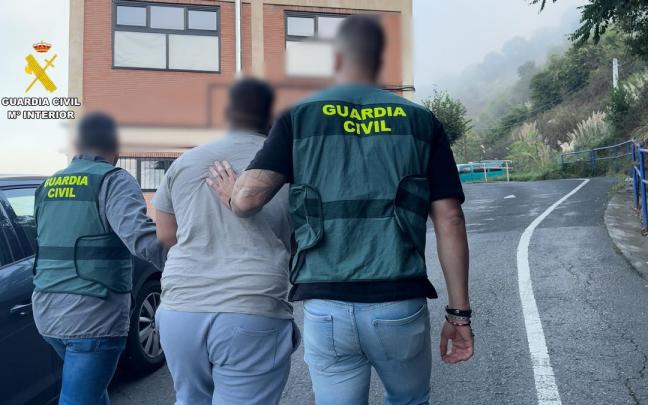 Imagen de una de las detenciones efectuadas