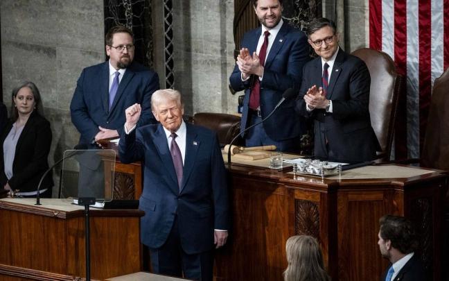 Discurso de Donald Trump ante el Congreso.