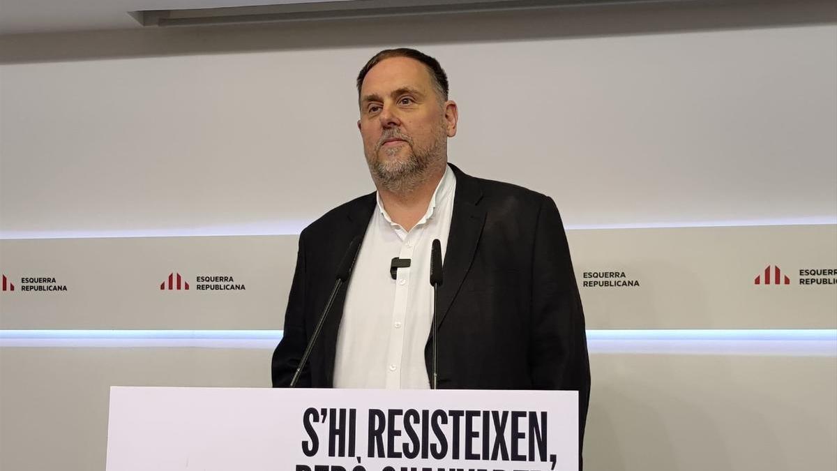 El líder de ERC, Oriol Junqueras.