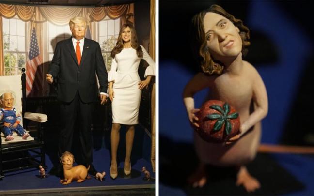 La intervención que el artista expuso durante 20 minutos.