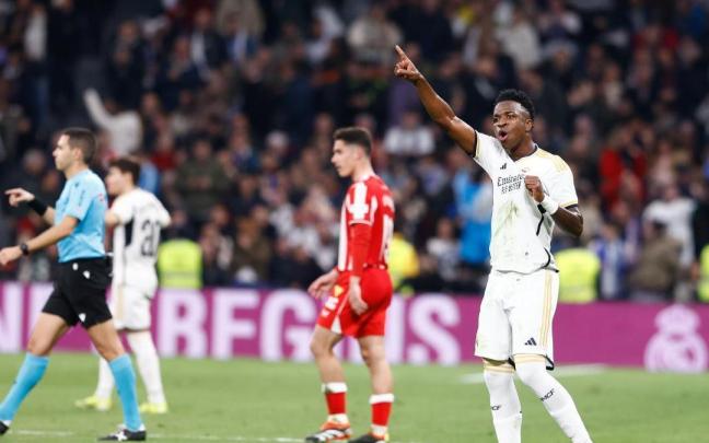 Imagen del polémico partido entre el Real Madrid y el Almería.